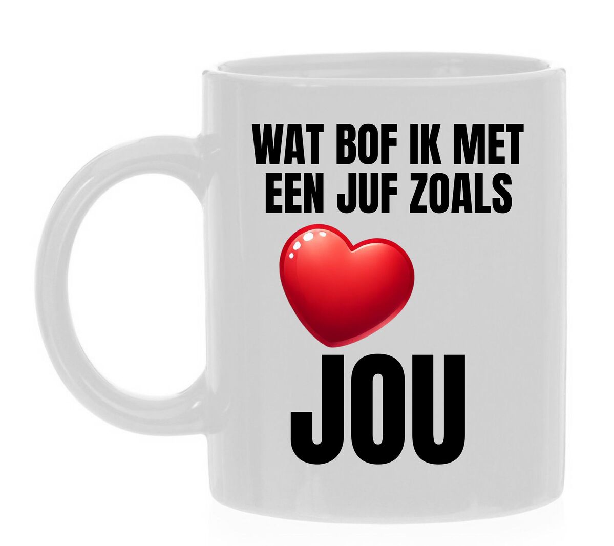 Mok wat bof ik met een juf zoals jou