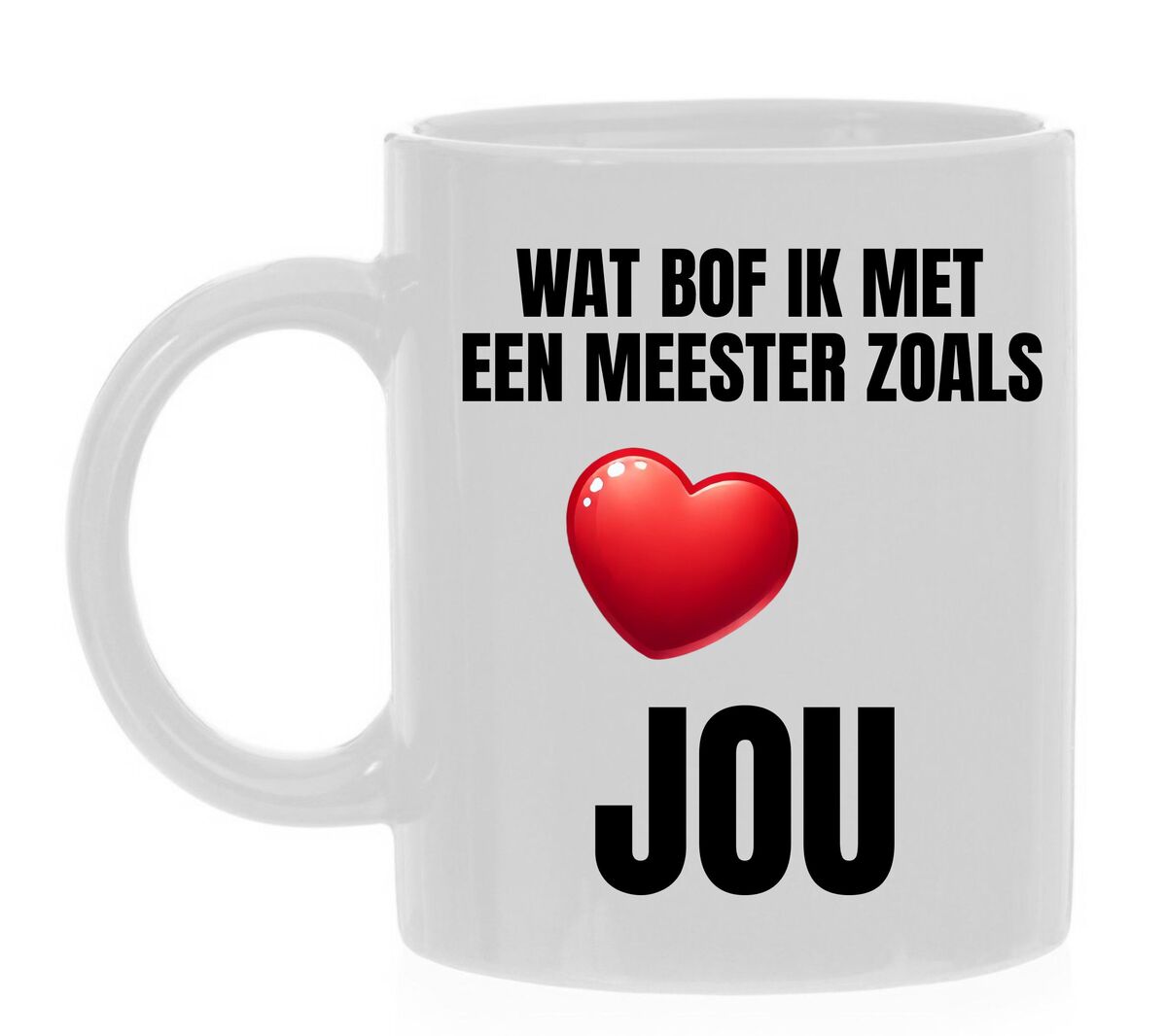 Mok wat bof ik met een meester zoals jou