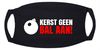 Mondmasker kerst geen bal aan! grappige kerstbal