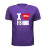 foto 3 T-shirt i love fishing sportvisser vissers