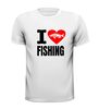 foto 9 T-shirt i love fishing sportvisser vissers