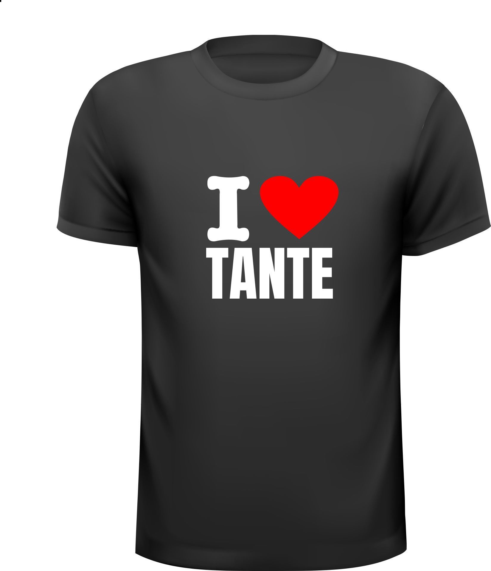 T-shirt I love tante geweldige tante houden van mijn tante