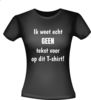foto 2 T-shirt Ik weet echt geen tekst voor op dit T-shirt grappig fun gekke tekst