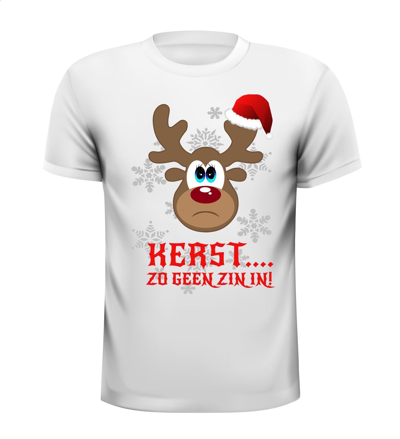 T-shirt kerst zo geen zin in lollig kerst cadeau grappig tegenzin