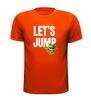 foto 9 T-shirt let's jump kikker