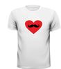 foto 3 T-shirt rood hart met snor erin getekend