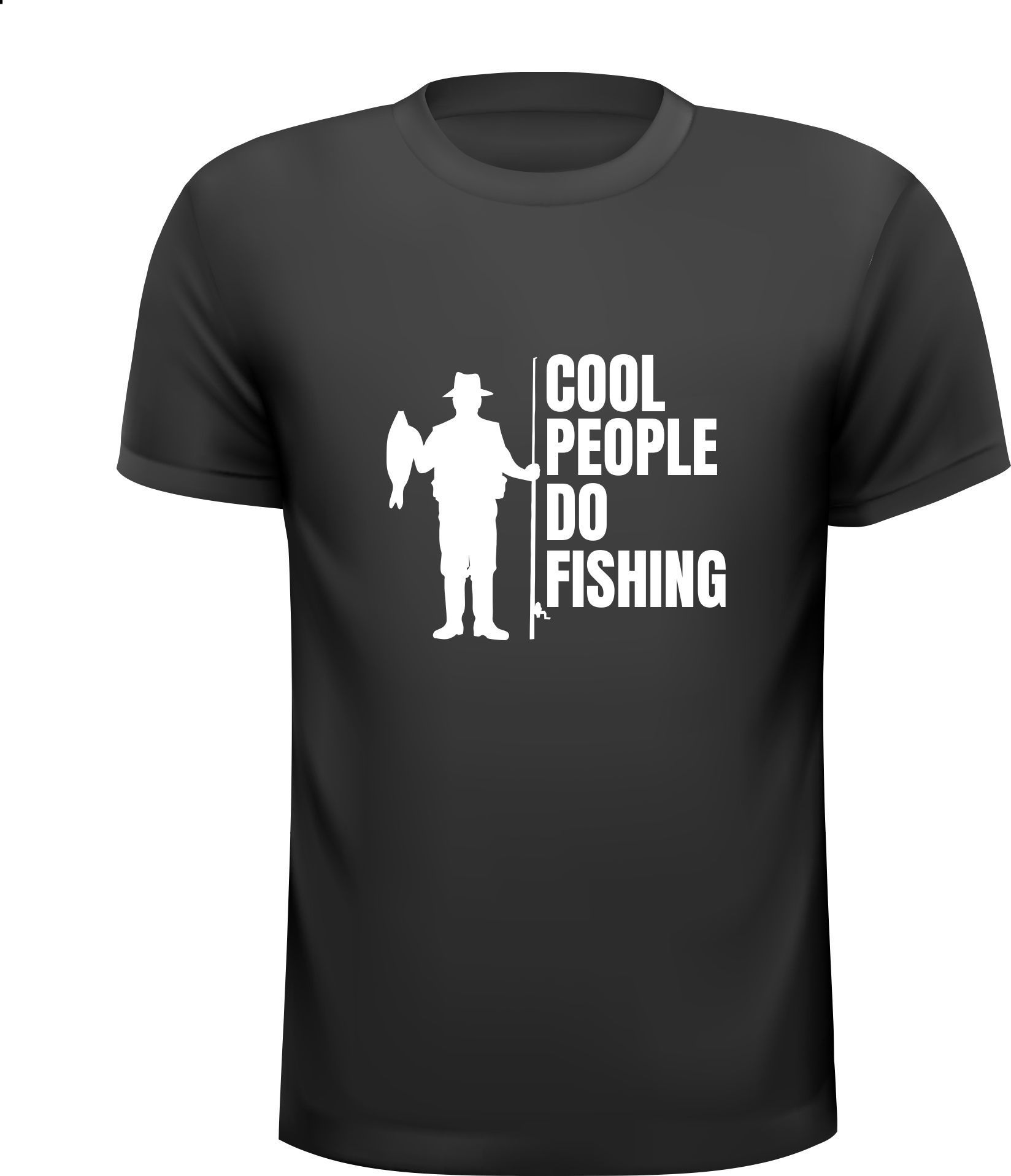 T-shirt sportvisser cool people do fishing