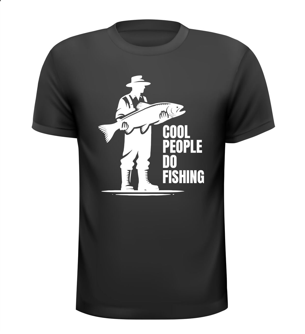 T-shirt sportvisser cool people do fishing