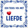Tegeltje vol met liefde verliefde Valentijn geliefde