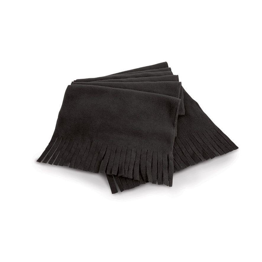 Zwarte sjaal 155cm effe kleur
