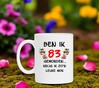 foto 2 Beker met een leuk verjaardag tekst 83 jaar orgineel en grappig feestelijk