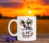 foto 4 Beker met opdruk voor leeftijd 59 cadeau voor een verjaardag