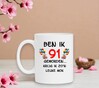 foto 2 Beker voor koffie of thee verjaardag leeftijd 91 met leuke print en tekst