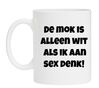 De mok is alleen wit als ik aan sex denk! grappig geintje
