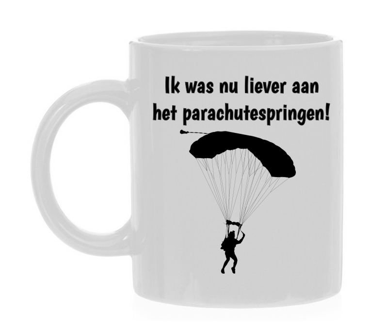 ik was nu liever aan het parachutespringen!