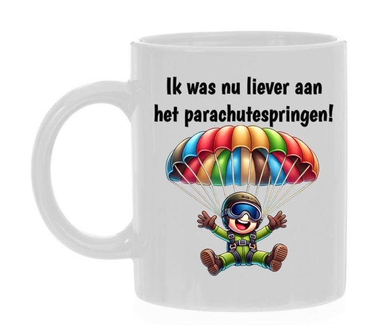 ik was nu liever aan het parachutespringen!