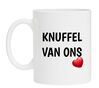Knuffel van ons cadeau koffiemok / theebeker wit