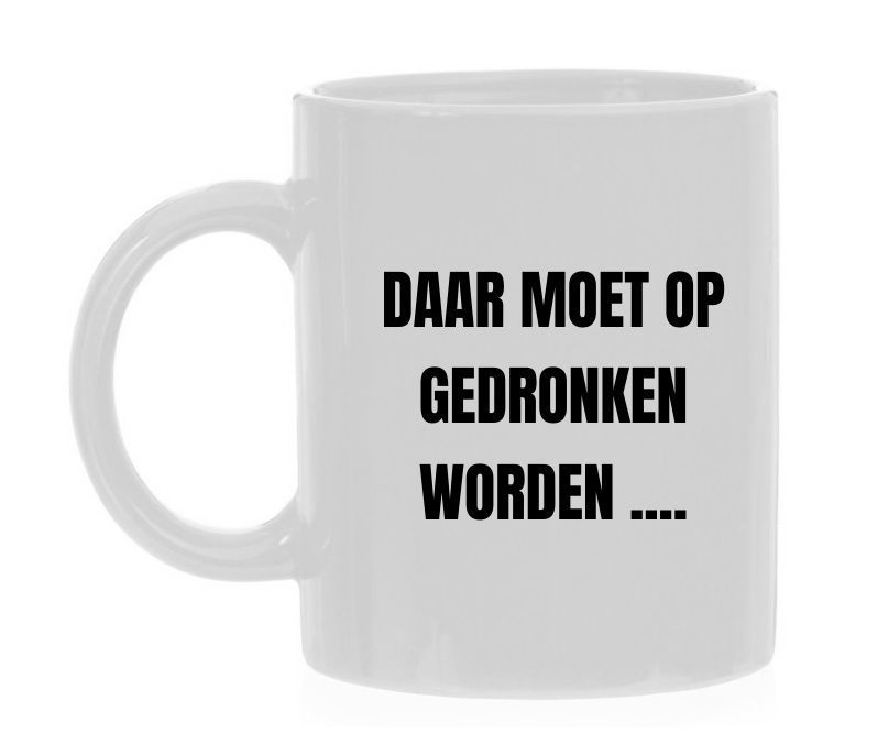 mok Daar moet op gedronken worden...