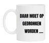 foto 1 mok Daar moet op gedronken worden...