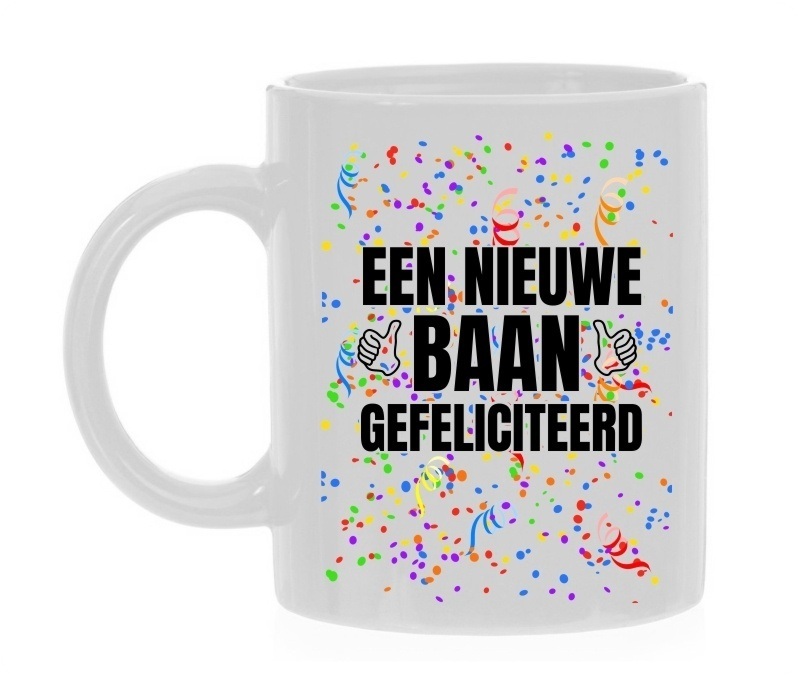 Mok een nieuwe baan gefeliciteerd