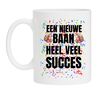 Mok een nieuwe baan heel veel succes cadeau vertrekkende collega