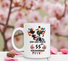 foto 4 Mok met tekst en print loeigoed! leeftijd 55 jaar leuk cadeau voor een 55ste verjaardag