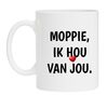 foto 1 Mok moppie, ik hou van jou.