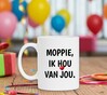 foto 2 Mok moppie, ik hou van jou.