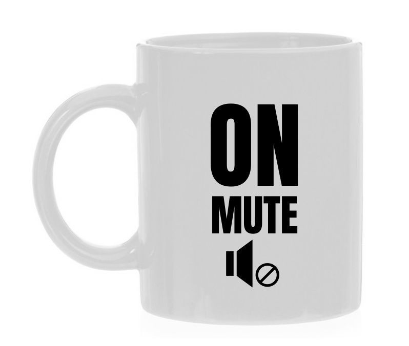 Mok on mute zonder geluid