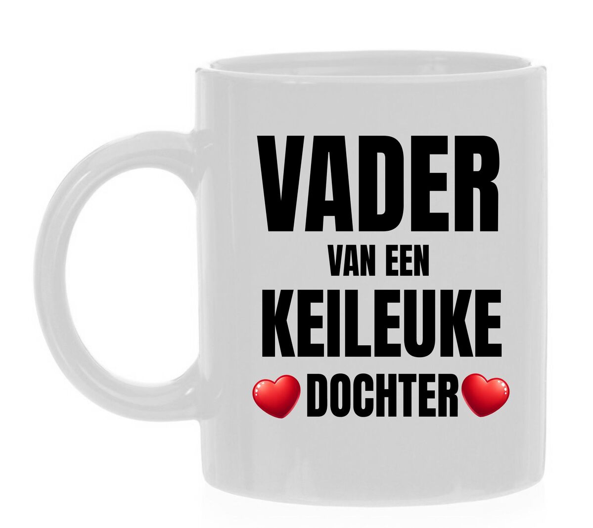 Mok Vader van een keileuke dochter grappig Vaderdag cadeau