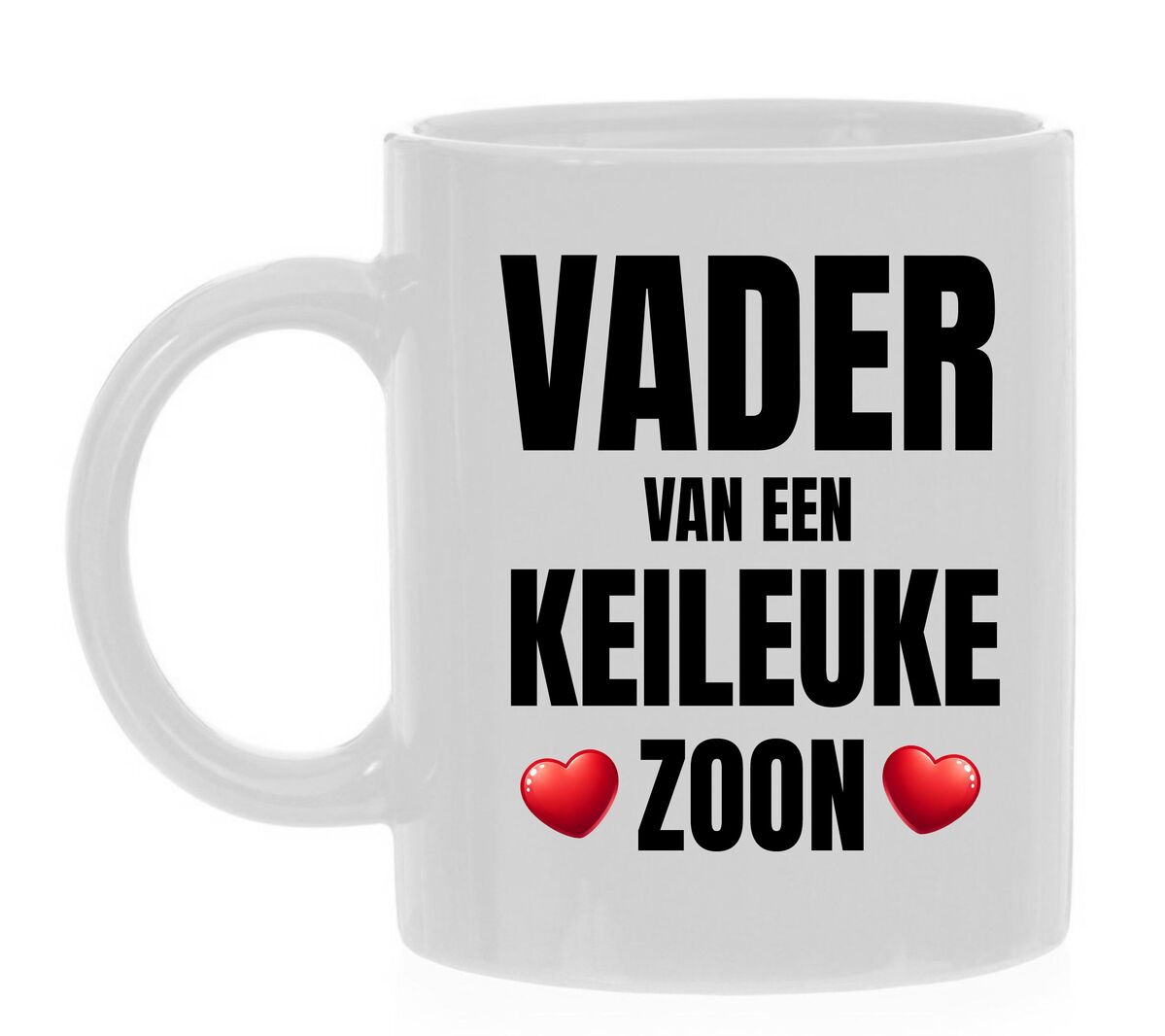 Mok Vader van een keileuke zoon een grappige Vaderdag kado