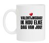 mok Valentijnsdag! ik hou elke dag van jou! kado