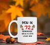 foto 4 Mok voor koffie of thee met grappige opdruk voor een verjaardag leeftijd 72 jaar