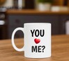 foto 2 Romantische mok beker you love me - Valentijnsdag - wit - koffiemok theebeker