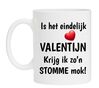 Stom Valentijn cadeau koffie thee mok beker stomme mok