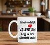 foto 4 Stom Valentijn cadeau koffie thee mok beker stomme mok