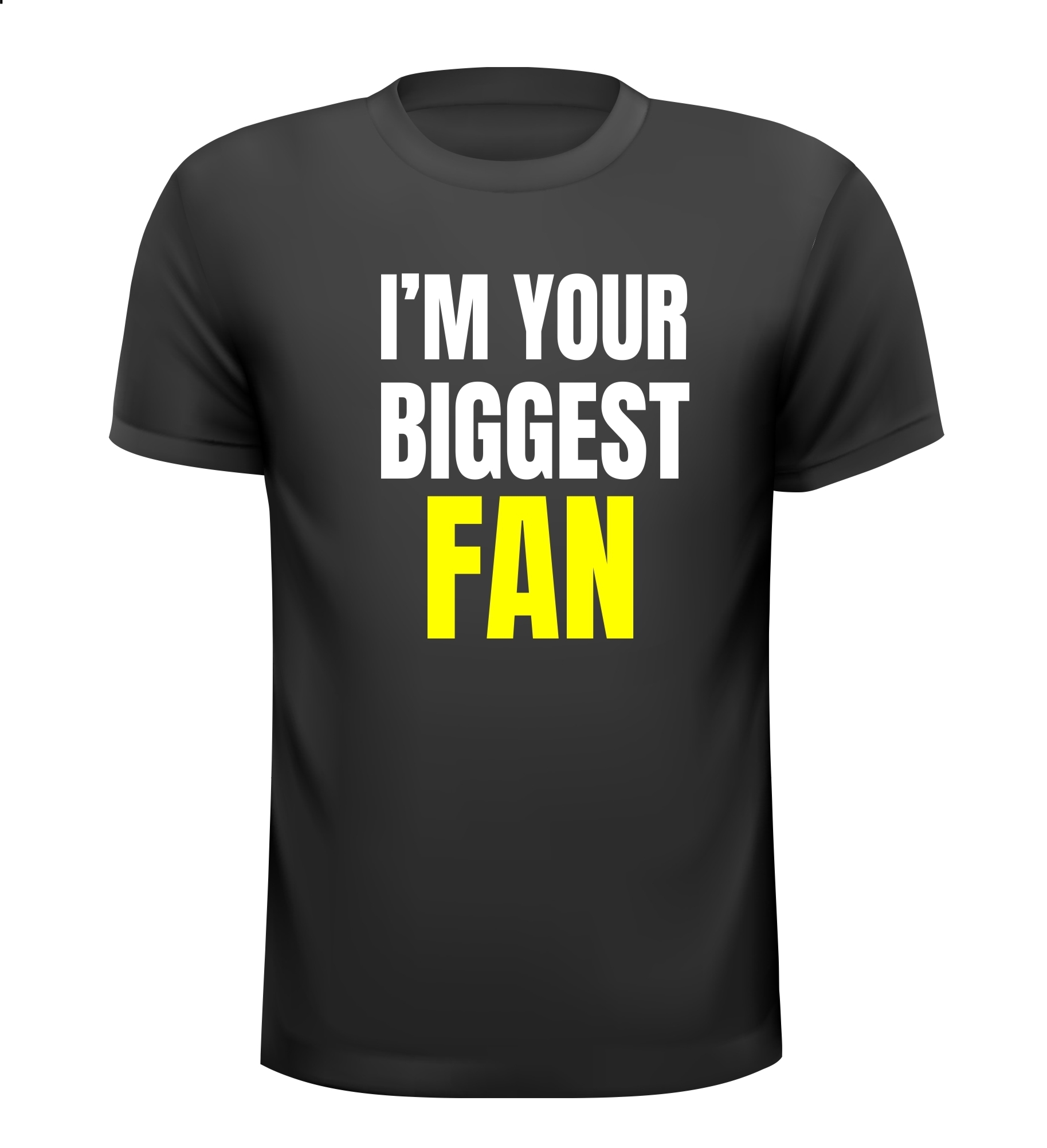 T-shirt i'm your biggest fan idool festival T-shirt