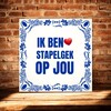 foto 4 Tegel ik ben stapelgek op jou Valentijnstegel Valentijn kadootje