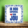 foto 2 Tegel ik hou superveel van jou