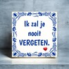 foto 4 Tegel Ik zal je nooit vergeten