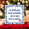 foto 2 tegeltje Je hoeft geen huur te betalen om in mijn hart te wonen Valentijn