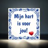 foto 3 Tegeltje Mijn hart is voor jou! Valentijn liefde
