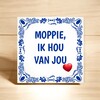 foto 3 Tegeltje moppie, ik hou van jou Valentijn cadeau lief verliefd