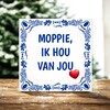 foto 4 Tegeltje moppie, ik hou van jou Valentijn cadeau lief verliefd