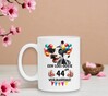 foto 2 Thee en koffie mok verjaardag leeftijd 44 jaar met leuke tekst en print koe