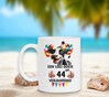 foto 4 Thee en koffie mok verjaardag leeftijd 44 jaar met leuke tekst en print koe