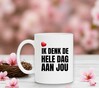 foto 2 Valentijn mok ik denk de hele dag aan jou