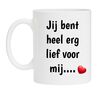 Valentijn mok jij bent heel lief voor mij