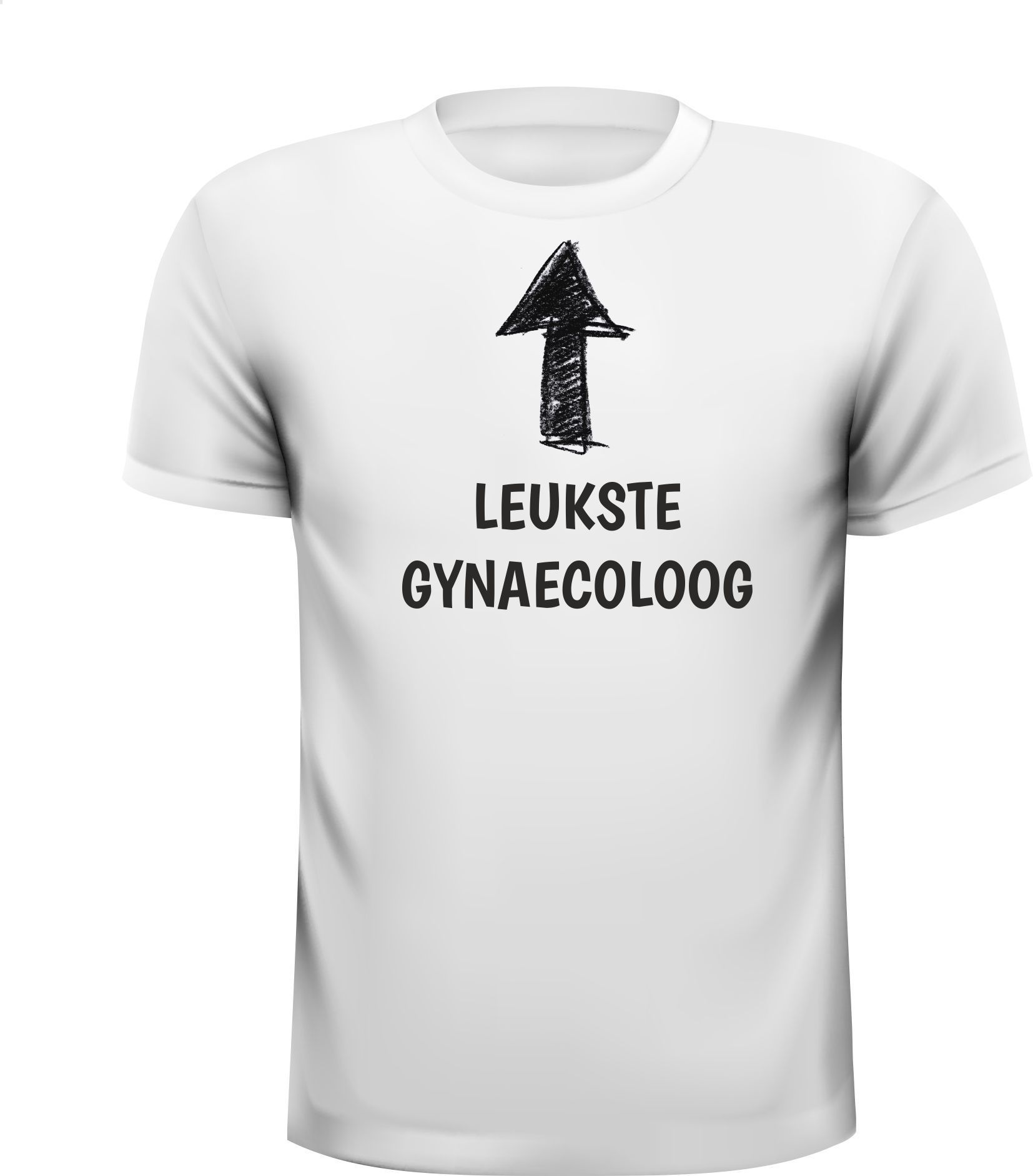 Wit T-shirt leukste gynaecoloog