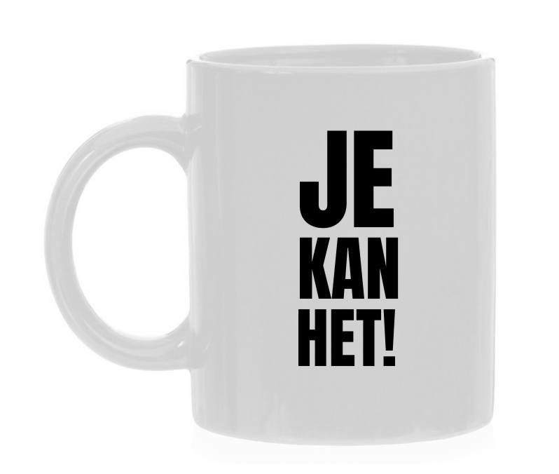 Witte koffie of thee mok je kan het!